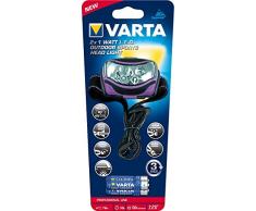VARTA 18630 101 421 Torcia da Testa a LED 1W, 3 Baterie AAA, 2