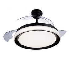 Philips Lighting Bliss Lampada LED da Soffitto con Ventilatore, Telecomando Incluso 35 W, Nero, 106x42cm