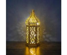Lampada marocchina Retro Lanterna Lampada da Tavolo Natale Lampada da Tavolo Adatto per Famiglia Soggiorno Camera Da Letto Studio Camera