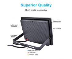 Faretto a LED, Superhell LED Proiettore Proiettore Spot da esterno, IP67 Impermeabile Proiettore, per giardino, garage, cantina, hotel, campo sportivo ecc. (bianco freddo, 50W)