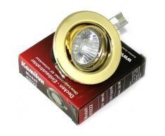 14 Pack Luca faretto da incasso 230 V colore oro IP20 alogena 50 W GU10 attacco