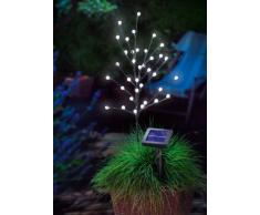 Esotec Sob Lampione A Energia Solare Con 36 Led, Colore: Bianco