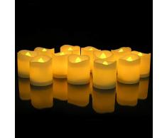 Justdolife Candela A LED Senza Fiamma A Lume Di Candela A LED Per Natale