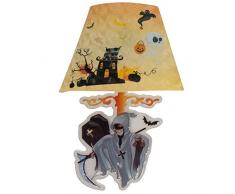 Carnival 04310 - Lampada Halloween Luminosa Adesiva con Morte, Batteria Inclusa, Altezza 22 cm, in Busta con Cavallotto