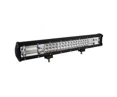 Barra LED Fuoristrada, Willpower Barra Luce a Led 51cm 288W Combinazione di Fascio Spot e Fascio Inondazione DC 12V Impermeabile Fari LED Luce da Lavoro Trattore Auto Camion Barca 4x4 ATV