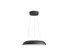 Philips Lighting Hue Amaze Lampada a Sospensione Smart, LED Integrato, 39 W, Nera, con Telecomando Lighting Dimmer Switch Incluso, 43.4 x 43.4 x 140 cm