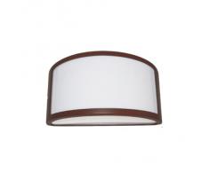 Applique mezzaluna moderna lampada da parete per esterno corten