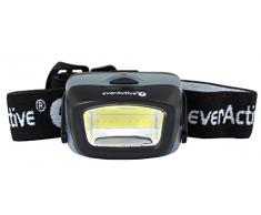 everActive evhl150 HL 150 COB LED torcia testa lampada 3 W, Grigio/Nero