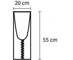 Kartell Toobe, Lampada da tavolo, Cristallo