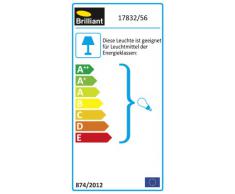 Brilliant, Spot luce con 4 faretti, girevole, 12.5 x 88 x 19 cm