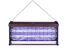 40W Zanzariera Elettrica, YUNLIGHTS Lampada Antizanzare Elettrica Interno con Luce UV e Cassetto Raccogli, Lampada Zanzare Alto-efficiente Trappola Mosche Anti Insetti per per Interni ed Esterni