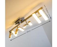 Plafoniera LED Sakami - Lampada da Soffitto 1400 Lumen 3000 Kelvin - 8 Spot Faretti LED mobili - Plafoniera Design Moderno e Personalizzabile