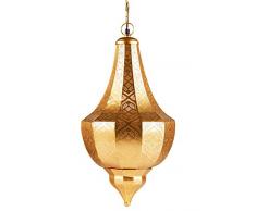Lampada a sospensione orientale Kanita oro 50 cm E27 portalampada | design marocchino a sospensione dal Marocco | Orientale per soggiorno cucina o da appendere sopra il tavolo da pranzo