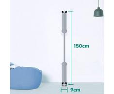 GYZ Stendipanni, Pavimento Pieghevole Installazione Singola palo stendino stendibiancheria Vestiti per casa Coperta Balcone Appendiabiti Interno