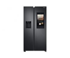 SAMSUNG RS6HA8891B1/EF Frigorifero Side by Side, 389 Litri Frigorifero, 225 Litri Congelatore, Black Matte, 346 kWh/Anno