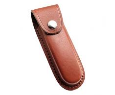 DONGKER Fodero per Coltello Pelle,5 Custodia per Coltelli Pieghevole Fondina per Coltello da Cintura per Caccia Campeggio (Coltelli non Inclusi)