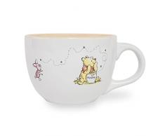 Silver Buffalo Disney Winnie The Pooh But First Hunny Tazza in ceramica per gelato, cereali, bevande, contiene 680,4 ml