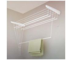 Stendibiancheria sospeso a parete AIRAVIE 120 cm con 5 aste