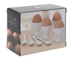 Portauovo A Spirale In Metallo - Per Cuocere Uova Sode, Colazione Pratica E Divertente