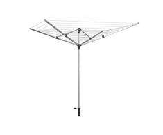 4 braccio pieghevole stendibiancheria a ombrello esterno 40 m stendibiancheria con picchetto UK stock