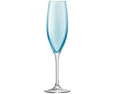 LSA Polka - Flute per champagne in colori pastello assortiti.225ml (confezione da 4)