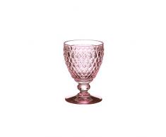 Villeroy & Boch Boston Coloured Calice Vino Bianco, Vetro Cristallo, Rosa
