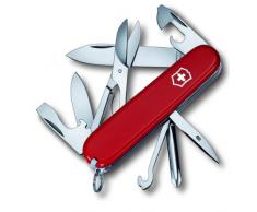 Victorinox, coltellino svizzero Super Tinker (14 funzioni, apriscatole, cacciavite Phillips), rosso