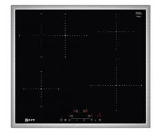 Neff T36BD60N1 - Piano cottura a induzione N70 / 60 cm/Touch Control/zona di cottura/vetroceramica/telaio in acciaio INOX