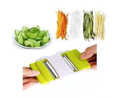 ZJZ 3 in 1 Pelapatate , Pelaverdure da Cucina, Pelaverdure in Acciaio Inossidabile Julienne Cavolo Carota Pelapatate Multifunzionale Pelaverdure e Frutta , Buona Presa e Durevole