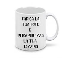 Mr. Gadgets Tazzina da caffè in Ceramica Personalizzabile con Foto e Scritta, 350 ml