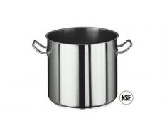 Paderno 12001-24 Pentola Alta, in Acciaio Inox, 24 cm