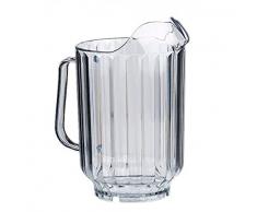 Buddys Bar - Brocca, caraffa per Limonata, Birra, Cocktail, Acqua, caraffa di plastica, Ø 13 cm, H: 21 cm, capacità 1,5 Litri