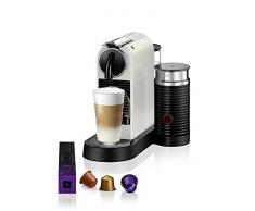 Nespresso Citiz & Milk con Aeroccino EN267.WAE, Macchina da caffè di DeLonghi, Sistema Capsule Nespresso, Serbatoio acqua 1L, colore White