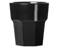 Bbp BB 090 – 1BL NS Rocks bicchiere in policarbonato, 256 ml, 9 oz, nero (confezione da 36)