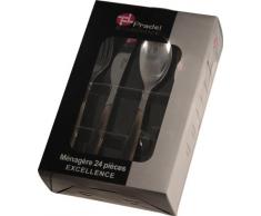 Pradel Excellence 2090G Servizio di posate Excellence 24 pezzi Manico Grigio