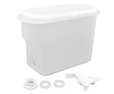 HERCHR Dispenser for limonata da 3,5 l, distributore di bevande con distributore dacqua con rubinetto, supporto for limonata, ciotola for punch, contenitore for succhi, distributore dacqua da appogg