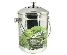 Eddingtons Secchio per il compostaggio in acciaio INOX
