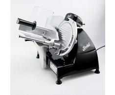 Berkel Red Line Serie 220 - Affettatrice Gastro con smerigliatrice integrata, con tagliere in legno, 30 x 18 cm