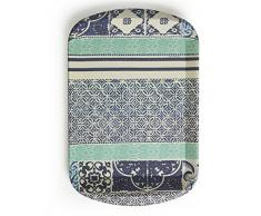 Brandani 54517 Panarea vassoio antiscivolo in melammina, multicolore