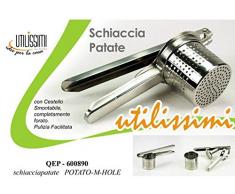 SCHIACCIAPATATE SCHIACCIA PATATE IN ACCIAIO