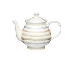 Kitchen Craft Classic Collection, Tazze in Ceramica in Stile Vintage teiera, Ceramica, Stripes, 19 x 22 x 11.5 cm
