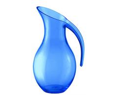 Guzzini Happy Hour Caraffa Soffiata 17 x 13,5 x H 26,5 cm, Blu