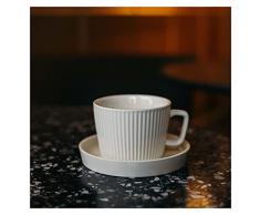 Tazzine da caffè Tazze da caffè turco retrò e piattini in porcellana 8.5 oz.Tazza espresso set tazza da caffè donne, uomini, adulti, casalinga, compleanno, matrimonio Tazze Tè (Color : White)
