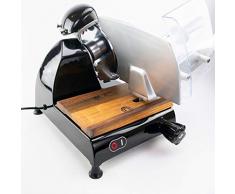 Palatina Werkstatt ® Berkel Red Line 220 | Affettatrice professionale con smerigliatrice integrata nero | + Tagliere in legno di botte | Prezzo di vendita: € 1070