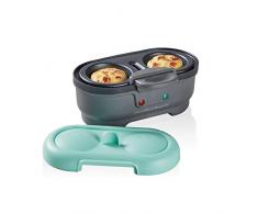 Hamilton Beach 25511-CE Cuociuova, 650 W, Grigio/Menta
