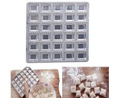 TuToy Fai Da Te Stampo Ravioli Maker Gadget Stampa Pasta Impasto Gnocco Stampo Cucina Strumento