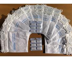 12 SACCHETTI IN MICROFIBRA + 12 PROFUMI PER FOLLETTO VK 135 136 ASPIRAPOLVERE VORWERK ADATTABILI
