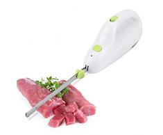 fikujap Coltello Elettrico Beach di Alta qualità, Doppia Lama in Acciaio Inox Coltello da Pane taglierina Macellaio Comodo Aderente, per la Cucina intagliando Carne pollame