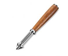 Meiyijia Pela Frutta Universale, per Frutta e Verdura, Extra Affilato, Bordo Dentato, Doppio Bordo, Manico in Legno (Multifunzione)