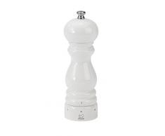 Peugeot Paris U Select - Macinapepe in Legno Naturale, Colore: Bianco 18 cm Bianco Laccato